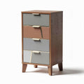 Modern wooden storage cabinet with four drawer combinations 45 x 30 x 90cm
